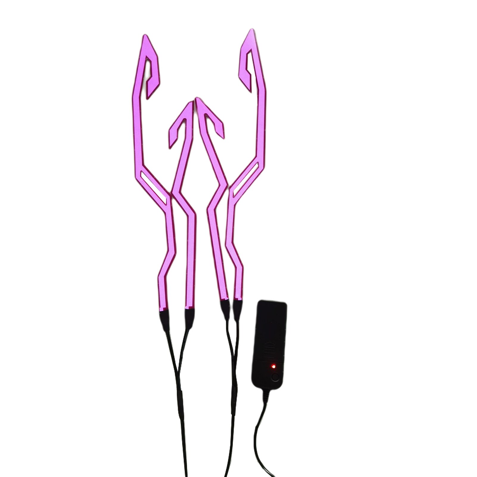 Bande lumineuse LED pour casque de moto, Signal universel clignotant, nuit, conduite, style lumineux Durable, avertissement, autocollant de bricolage étanche: Violet