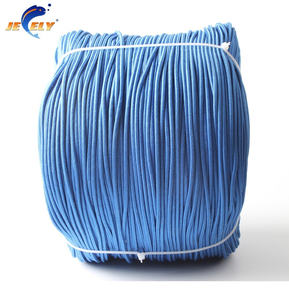 Jeely UHMWPE fiber 10M/PCS 420LB 2MM 16 Strand Spearfishing Gun Wishbone Rope Round Jacket Rope