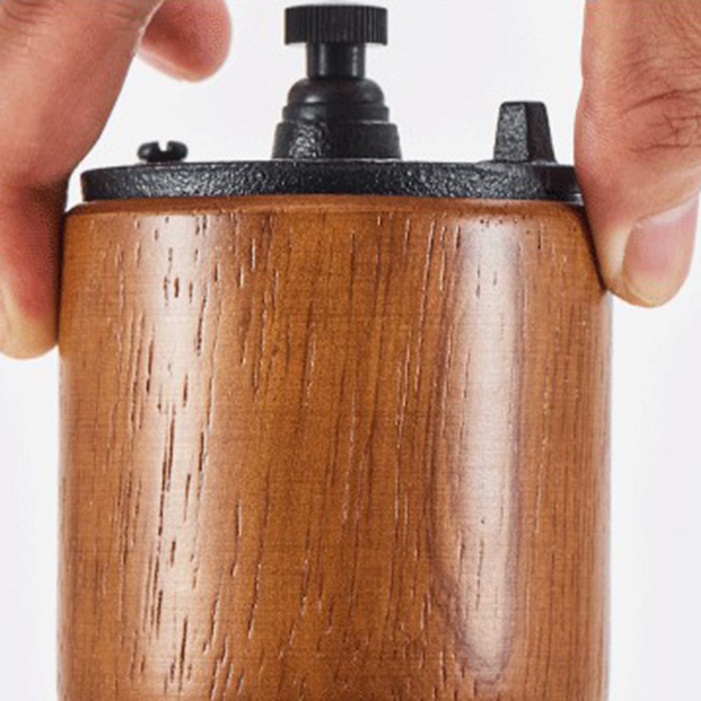 Massief houten engelse handbediende koffiemachine met instelbare dikte, huishoudelijke handkoffiemachine met handmatige molen