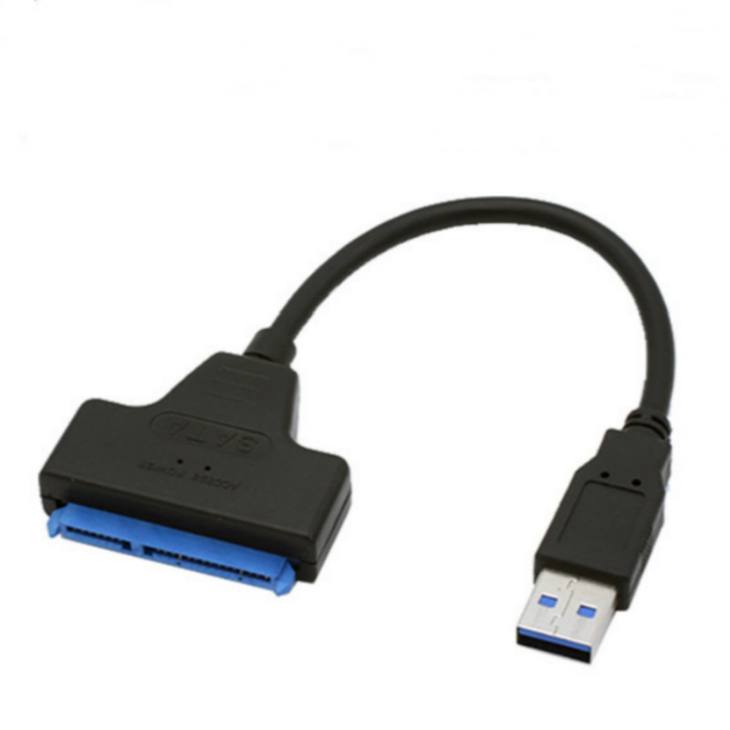 Usb 3.0 sata 3 kabel sata til usb adapter op  to 6 gbps understøttelse 2.5 tommer ekstern ssd hdd harddisk 22 pin sata iii kabel
