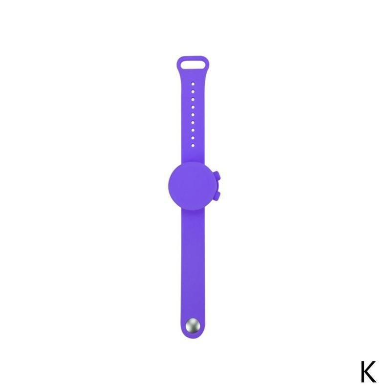 Disinfectant Bracelet Gel Dispensing Bracelets Effective Disinfectant Band Protection Silicone Bracelet Silicone Gel Dispensing: purple