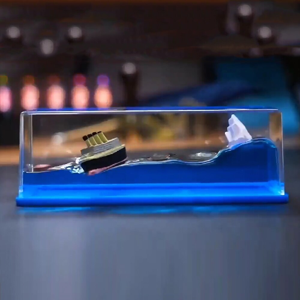 Kreuzfahrt Schiff Flüssigkeit Drift Flasche Flüssigkeit Flüssigkeit Schiff Dekor Sanduhr Wohnzimmer Dekoration Stiefel Meer Ornamente Dekoration Für Auto