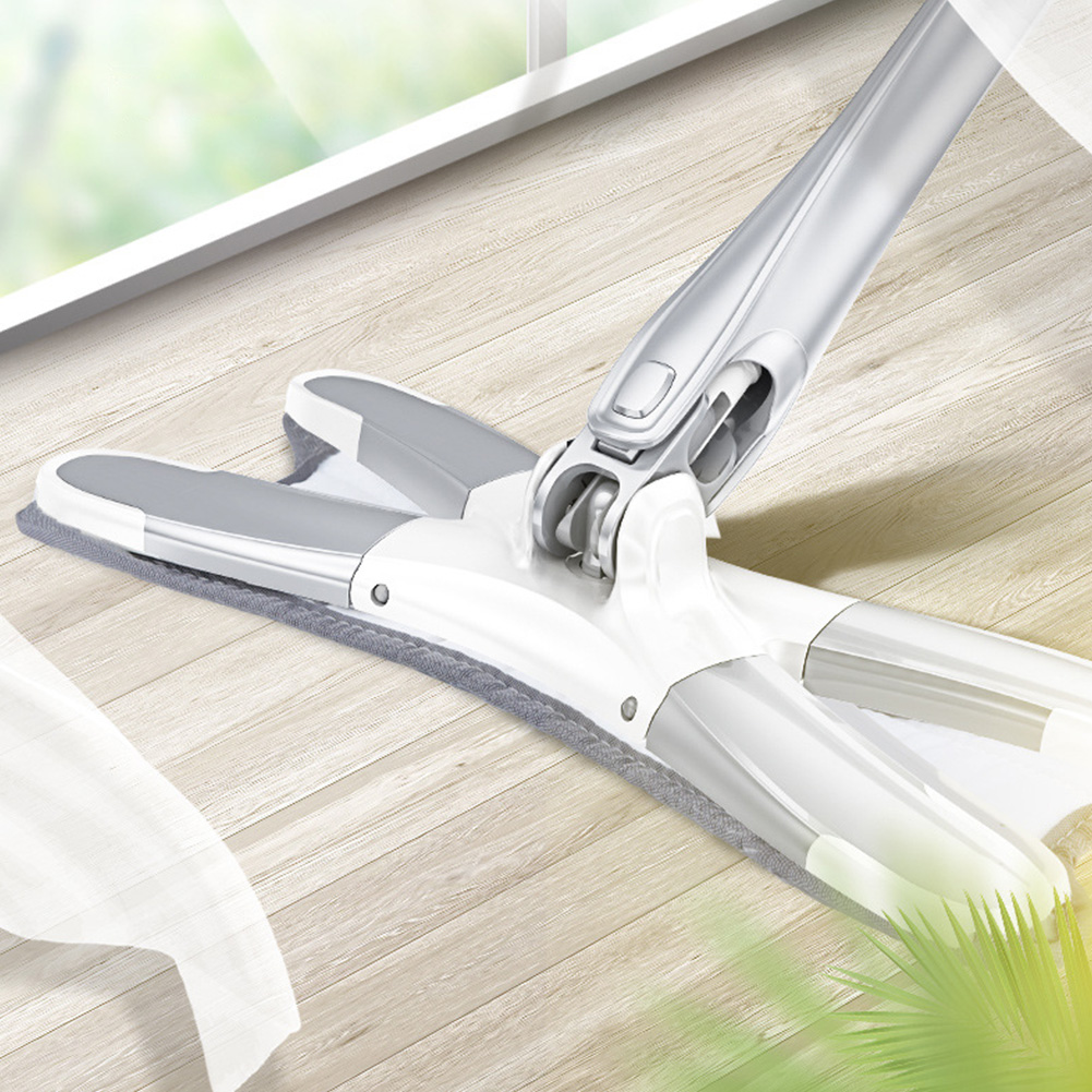 X tipo mopa para suelo de microfibra con 1/3/5 Uds paño de mopa reemplazar mano lavado gratis plana trapeador Manual de hogar Herramientas de limpieza