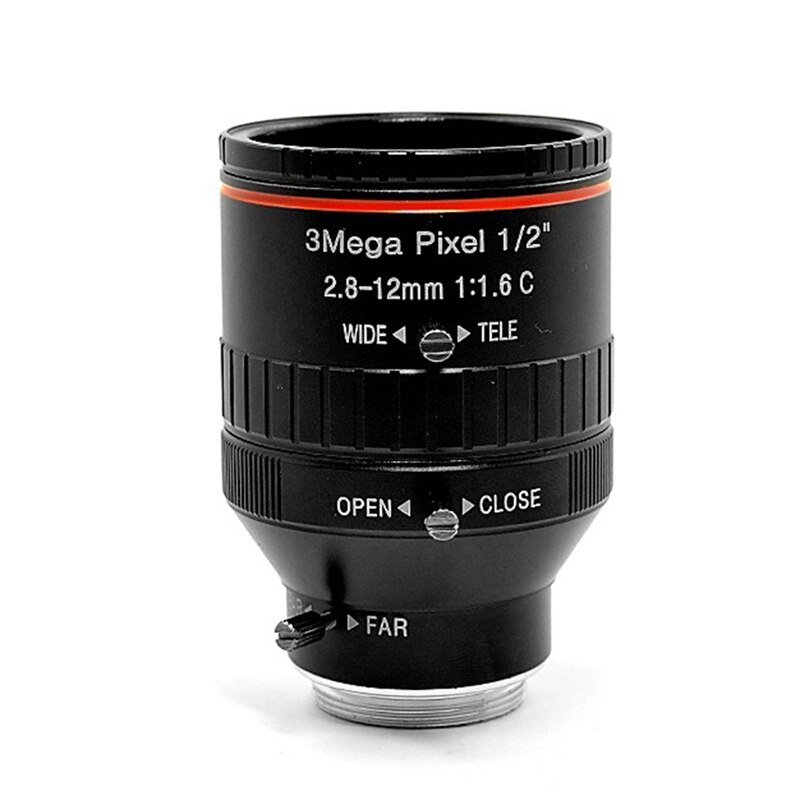 IP-Kamera-Objektiv 2,8 Mm – 3 Megapixel, 1/3 Zoll, IR-Nachtsicht, 5-lagiges Prisma | M12 X 0.5 Gewinde Für Netzwerkkameras