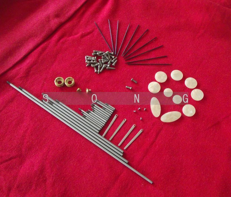 Alnicov 1Set Tenor Saxofoon Reparatie Onderdelen Schroeven En Saxofoon Veren Kit Diy Tool Houtblazers Instrument Accessoires