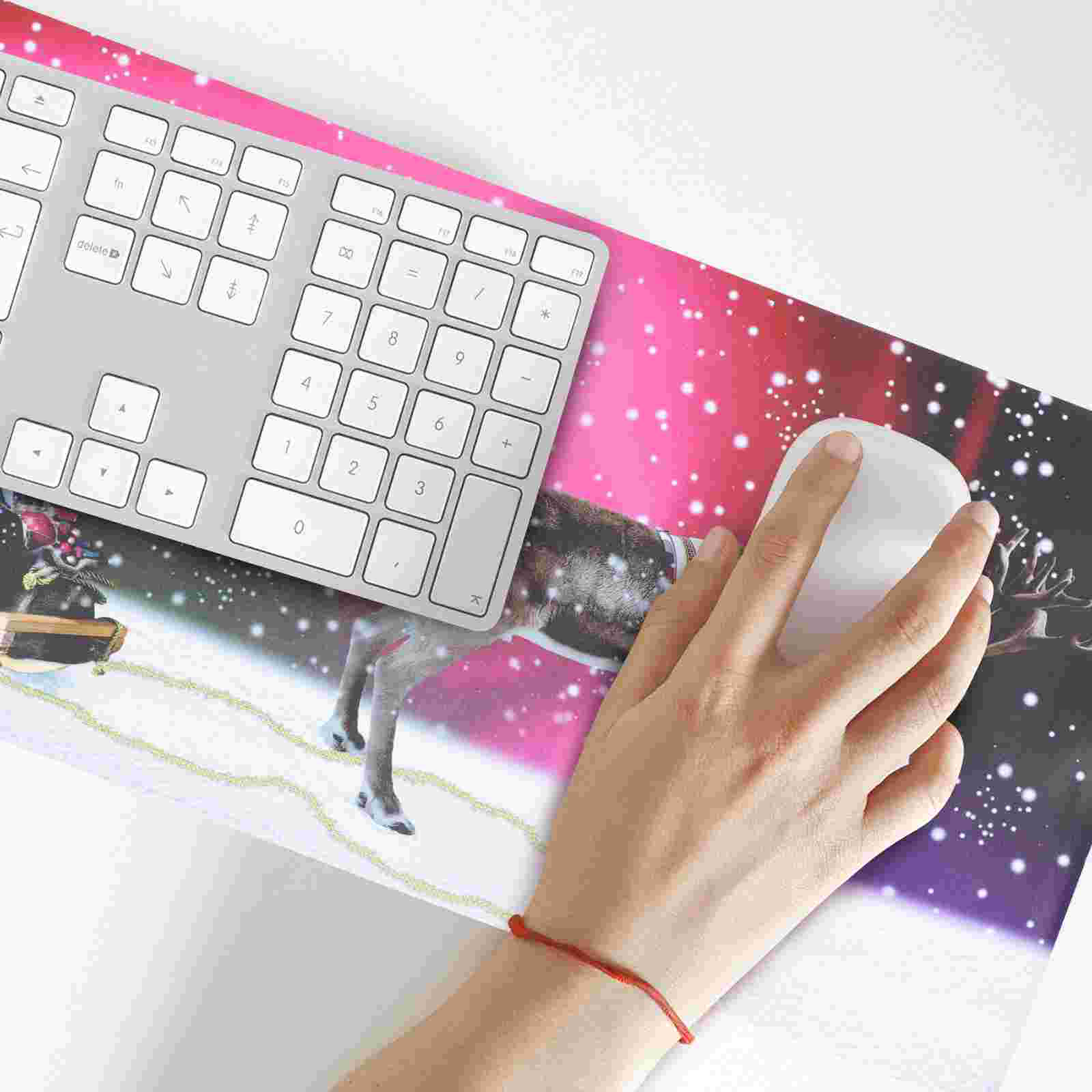 Tapis de jeu à thème de noël, accessoire pour le bureau, la maison, le dortoir