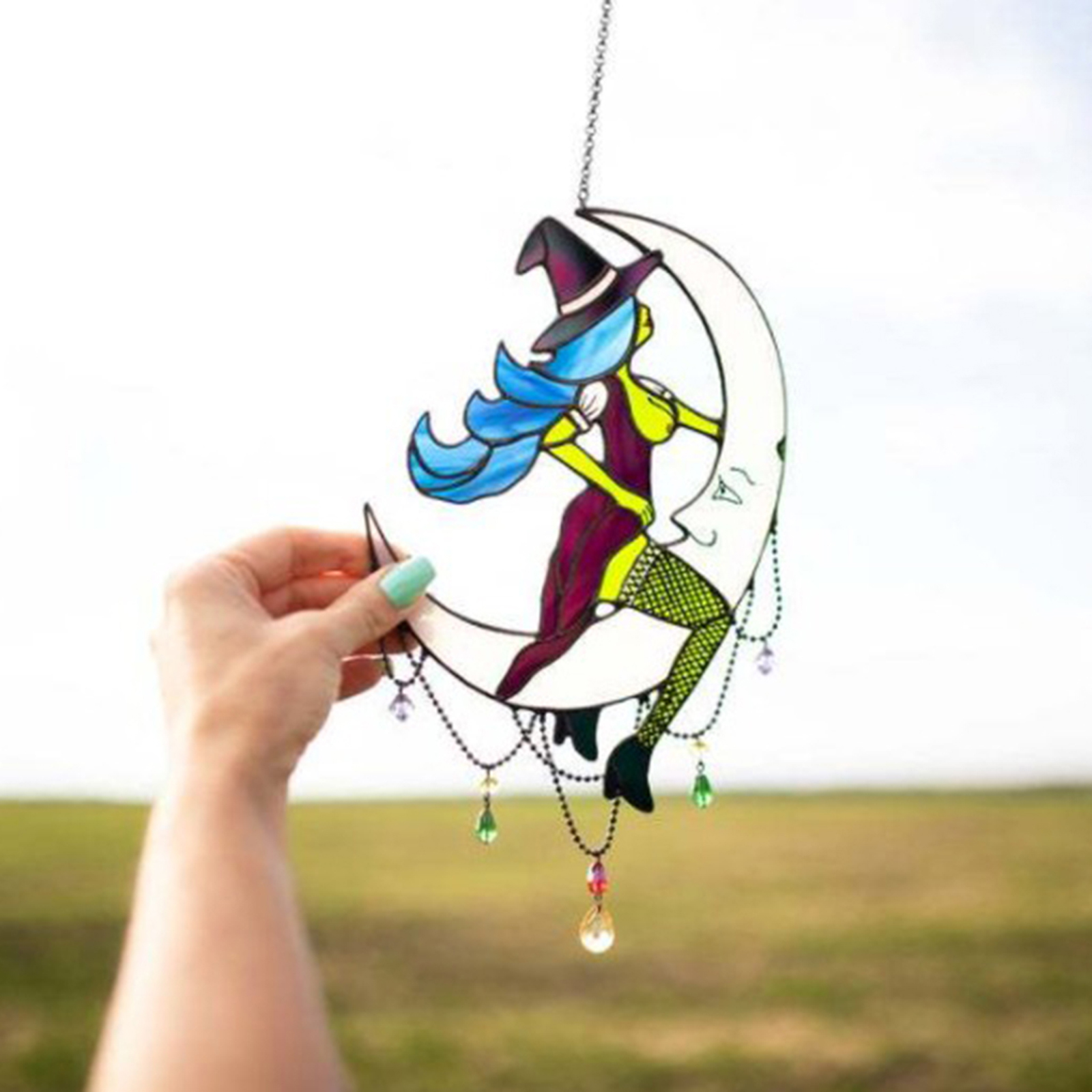 Rainbow Crystal Glass Pendant Prisms Chandelier ing Decors