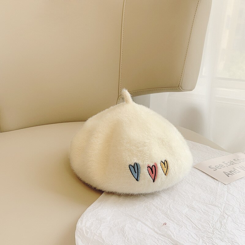 Boina de lana para niño y niña, gorros de lana para niño y niña, accesorios de ropa de de 52cm