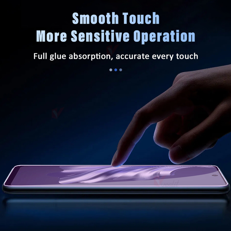 2pcs Anti Blue Ray Light Full Cover Tempered glass For Tecno Pop 8 7 6 Pro Screen Protector for Tecno Pova 6 Neo 4 5 Pro Glass