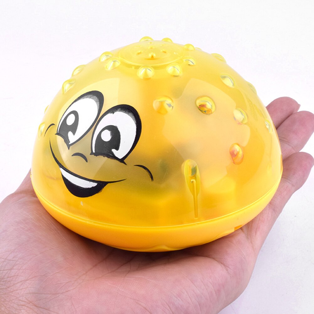 Baby Bath Toy Lovely LED Flashing Musical Ball Water Squirting Sprinkler Baby Bath Shower Toy for Children Swimming Party