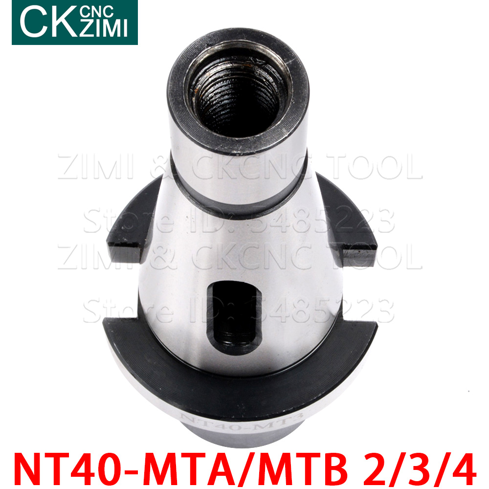 NT40 MTA2 MTA3 MTA4 NT40 MTB4 NT 7:24 MTA MTB Milling tool holder Morse taper Flat Tail Drill Stem Cutter Handle CNC Arbor tools