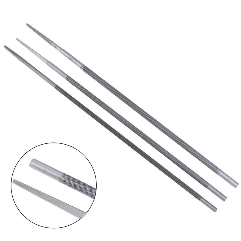 Limas de cadena de sierra, afilador de acero al carbono, motosierra, 4,0/4,8/5,5mm, 3 uds.
