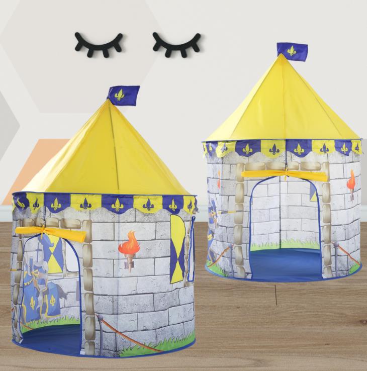 Tienda de juego plegable tipi prins pricess tienda plegable niños niño niña castillo cubby casa de juego niños regalos tiendas: 1