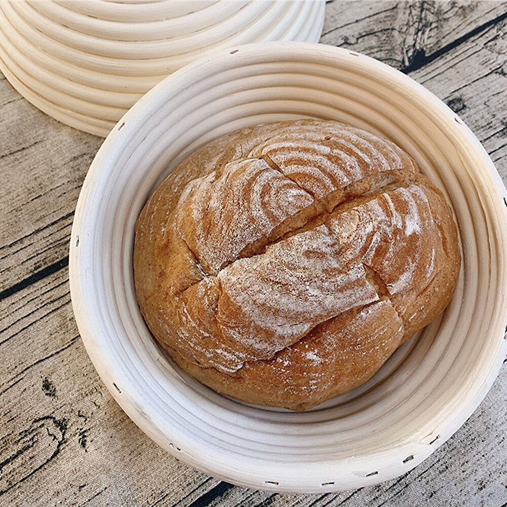 Bread Proofing Basket Natural Oval Rattan Wicker Dough Fermentation Sourdough Banneton Bread Basket Kitchen Baking storage tools