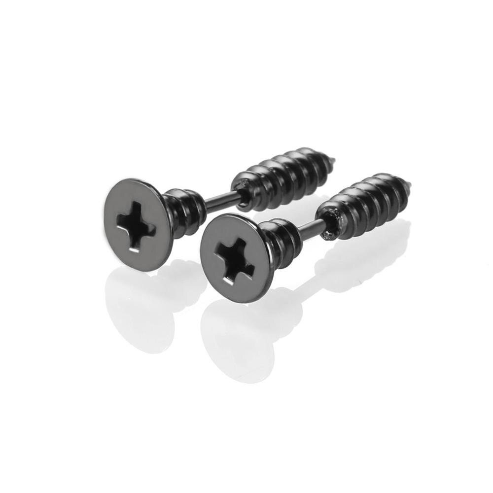piercing oreja pendientes de acero inoxidable pendientes hombre: C