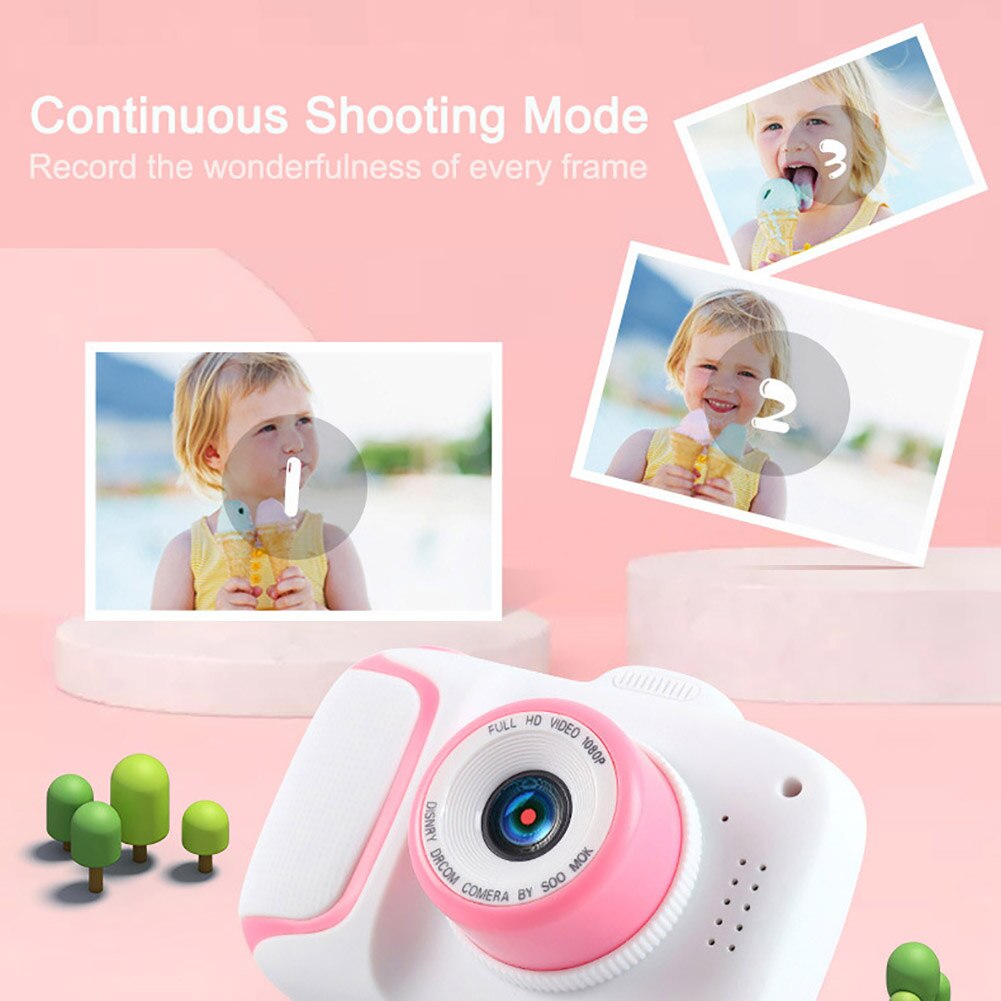 Children Mini Camera Portable Digital Video Photo Camera 2 Inch Screen Full HD 1080P Display Children ForKid Game Study Camera