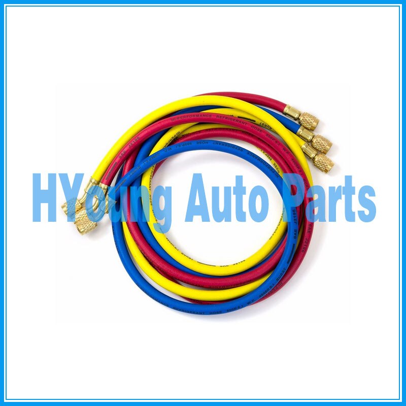 auto air AC Manifold Gauge Set R134a r134 R410A R404A R22 with Hoses Coupler Adapters