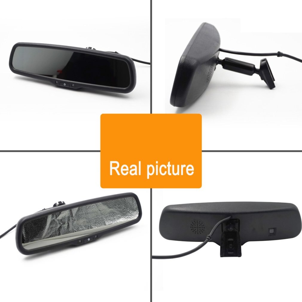 Wireless Auto Car Rearview Mirror Display High Brightness With Automatic Dimming Reversing Image LCD Monitor Mirror