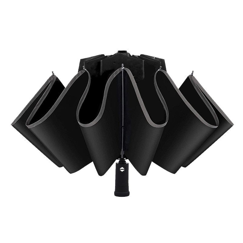 Ombrello Pieghevole Automatico Per Bambini - Con Strisce Riflettenti, Anti-vento, Portatile - Foto 7