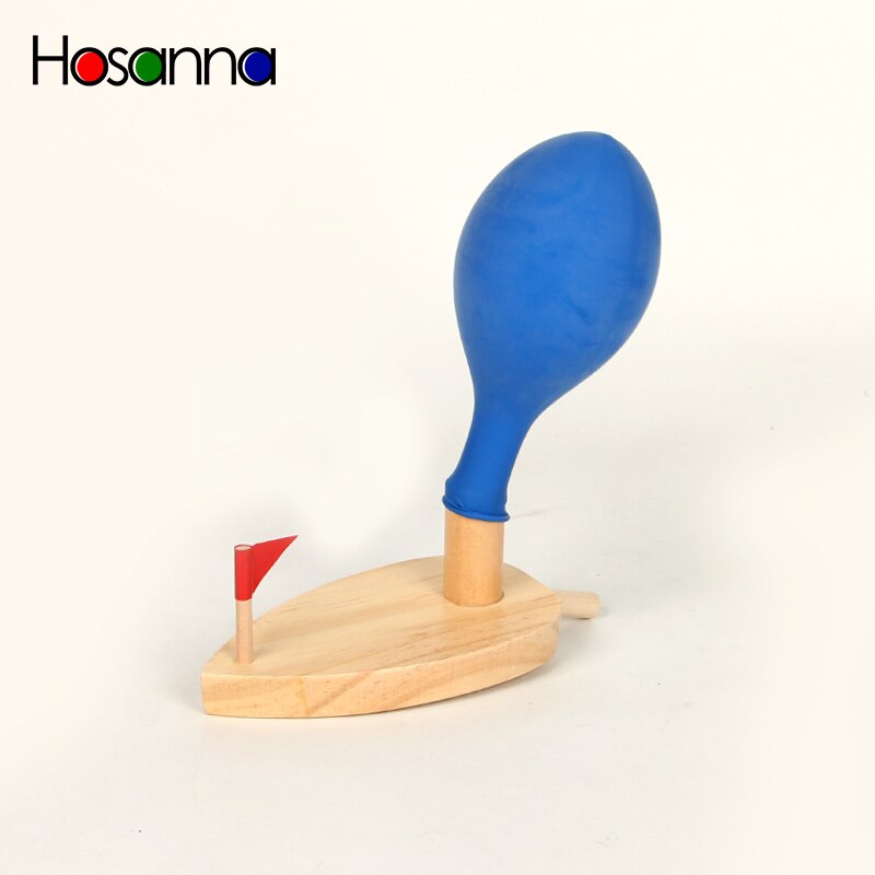Jouets de bain en bois pour enfants, bateau à moteur, apprentissage scientifique, classique, éducatif, développement précoce