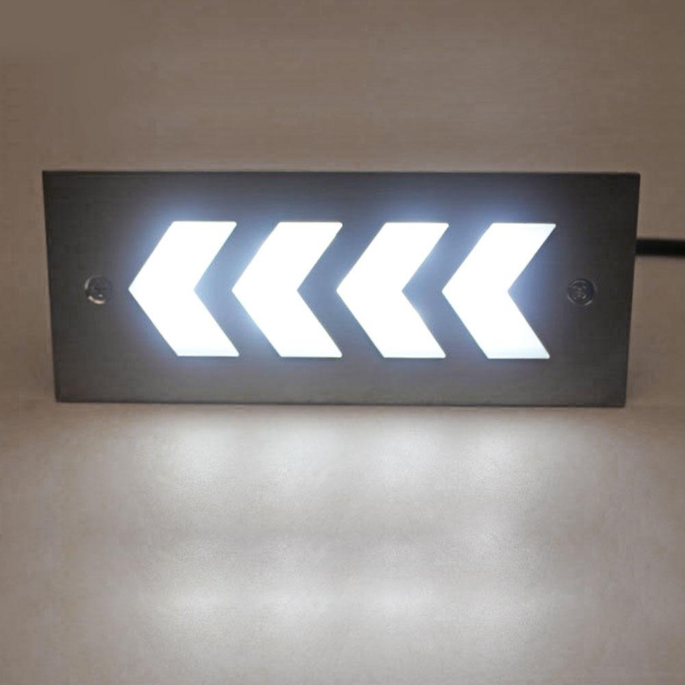 3W Led Outdoor Stap Licht Roestvrij Staal Corrosiebestendig IP65 Waterdichte Wandlamp Voor Corridor Gangpad