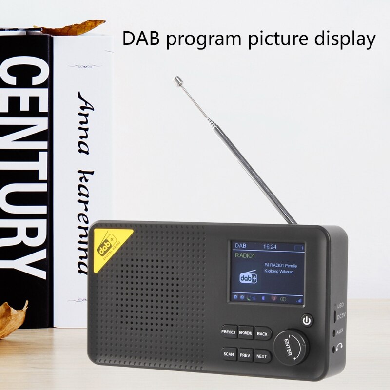 Bluetooth Digital Radio DAB/DAB+ and FM Receiver Lightweight Home Radio Portable X3UC
