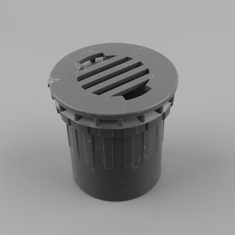 PVC ID 50Mm Fish Connector Tank Drainage Equipment Aquarium Bulkhead Fitting Connector Seafood Pool Drain Fittings: Grey