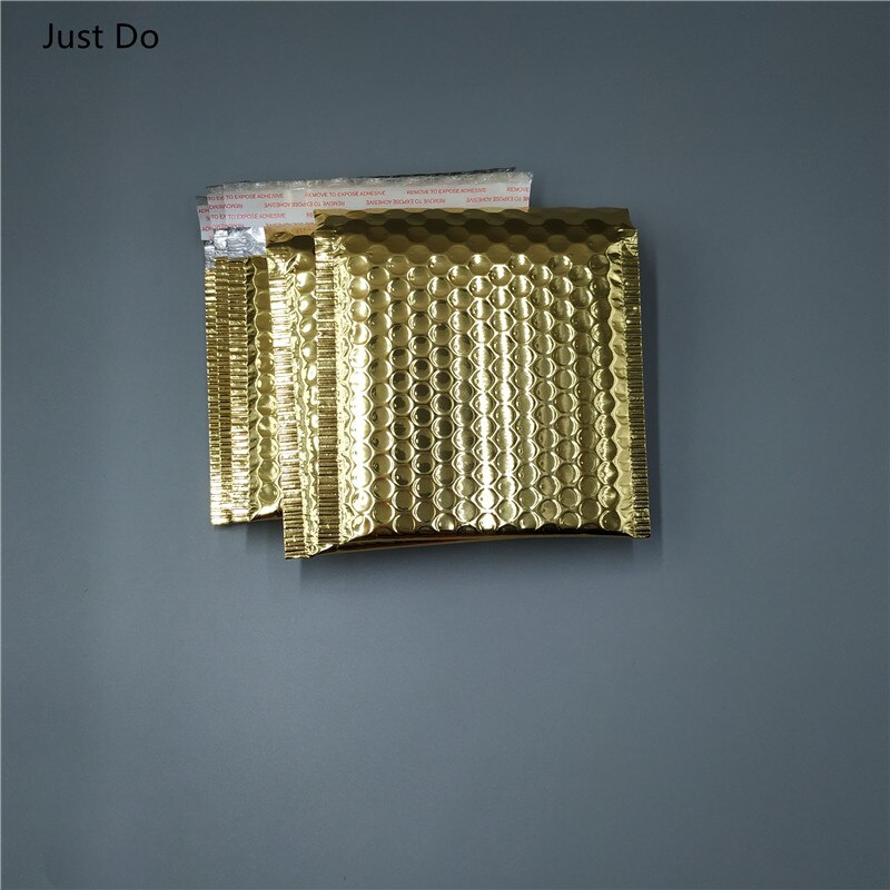 15*13cm 20pcs Gold padded envelopes bubble mailers Metal bubble mailers for and packing Envelope Bags
