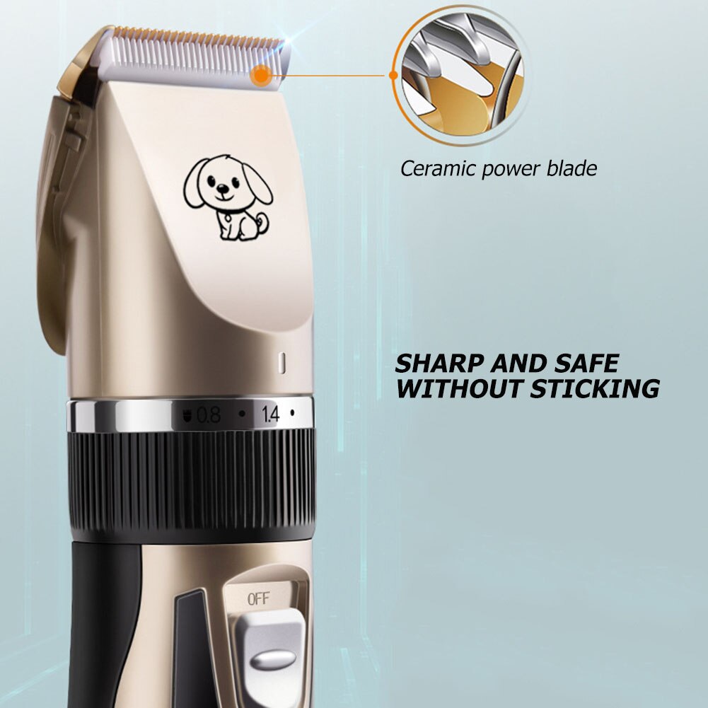 Low-Noise Oplaadbare Hond Haar Trimmer Cutter Machine Huisdier Kapsel Usb Elektrische Grooming Huisdieren Hair Cut Clipper