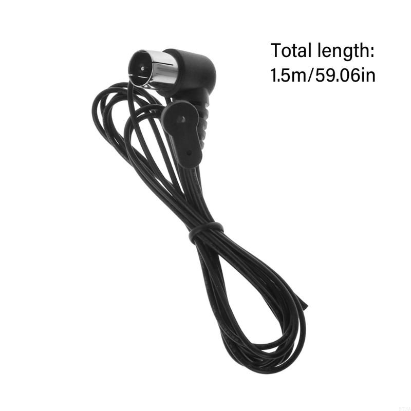 573a FM Innen für T -Antenne 75 Ohm Radio Dipol Aerial F Typ Männliches Steckdosenkabel