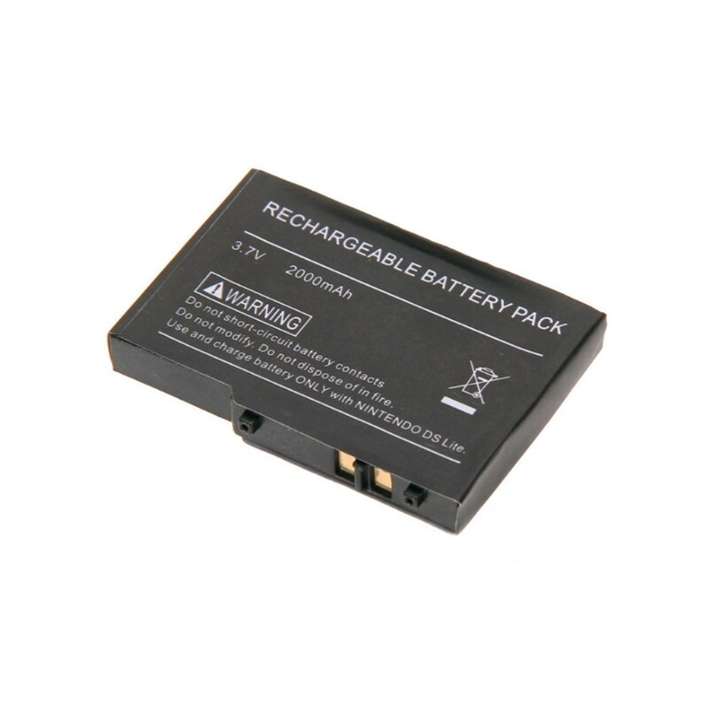 2000mah Battery Compatible with DS Lite Nds Ndsl 3.7V Rechargeable Lithium-ion Battery + Tool Pack Kit