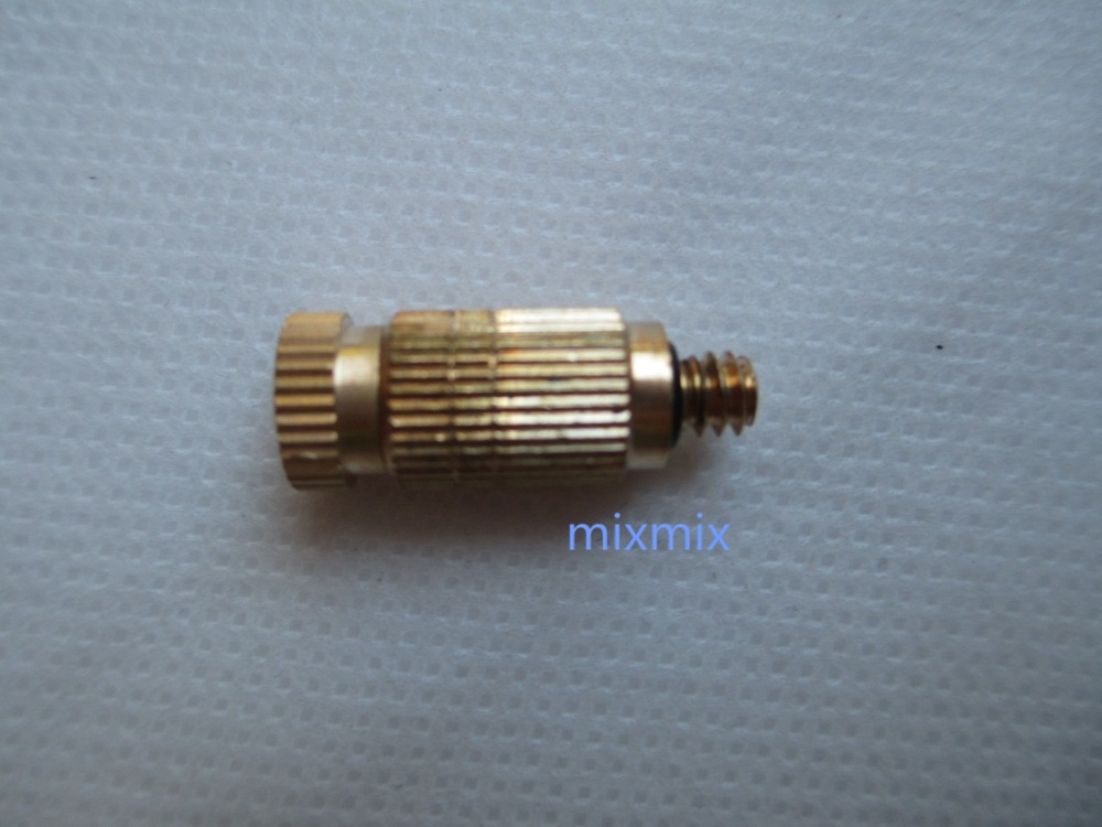 Hode 0.1mm-0.7mm gjenget messing tåke tåke dyse tåke tåke spray sprinkler