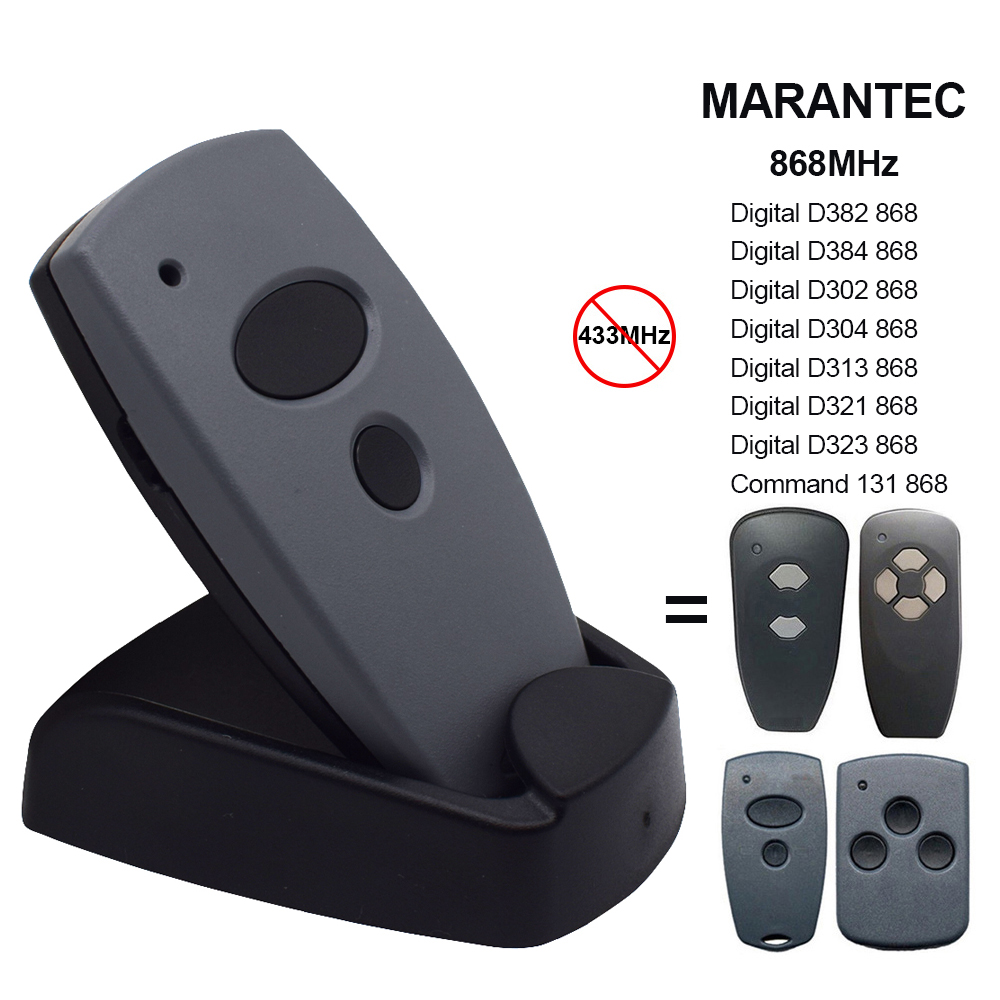Marantec 868 mhz garasjeportfjernkontroll klon marantec digital 302 304 382 384 313 321 312 868 mhz garasjeportåpner