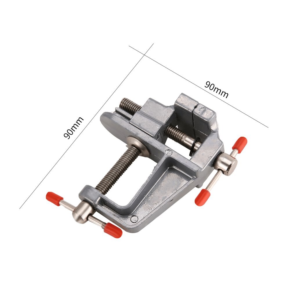 aluminio pequeño pasatiempo de joyeros sargento en la mesa Banco tornillo Mini herramienta Vice multi-Funcational Craft molde herramienta de reparación fija