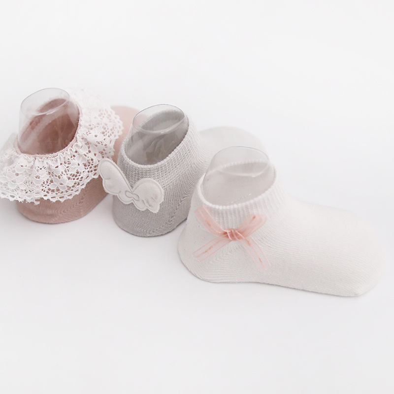 3 Paren/partij 0 Tot 3 Jaar Zomer Baby Sokken Leuke Dier Bloemen Baby Baby Floor Sokken Zachte Katoenen Anti-slip Sokken Voor Meisjes