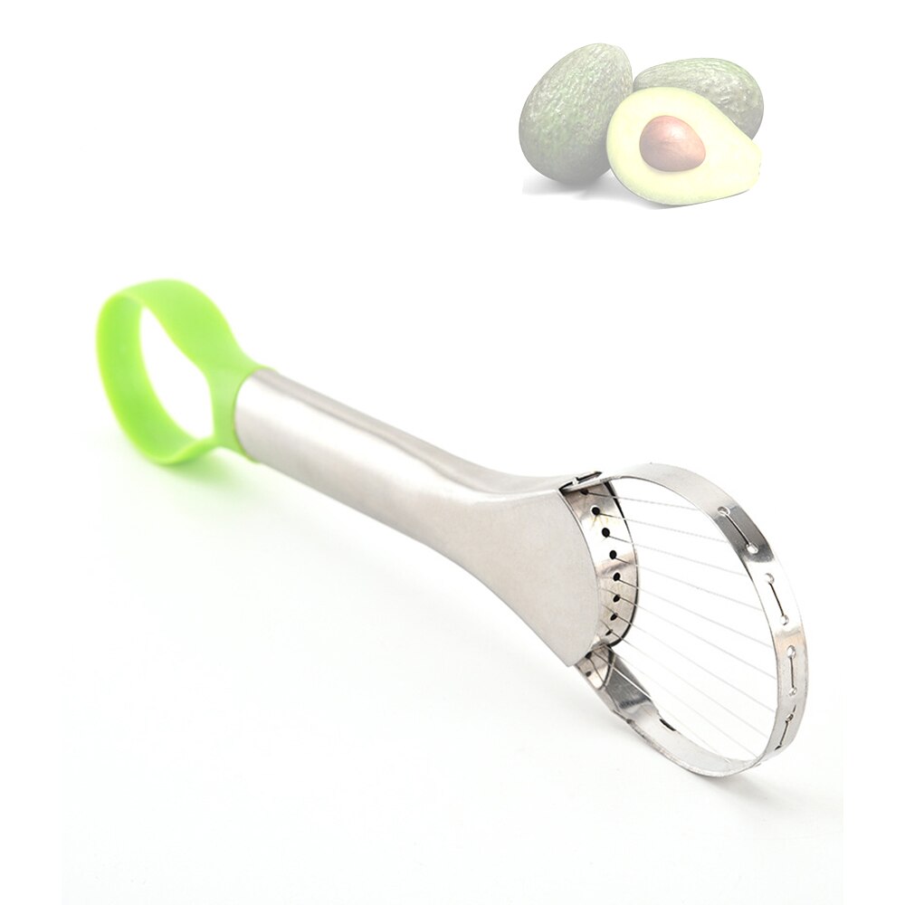 Avocado Messer Heimat Avocado Denuclear Separator Edelstahl Avocado schneiden Avocado Splitter Küche Spielereien Küche Liefert
