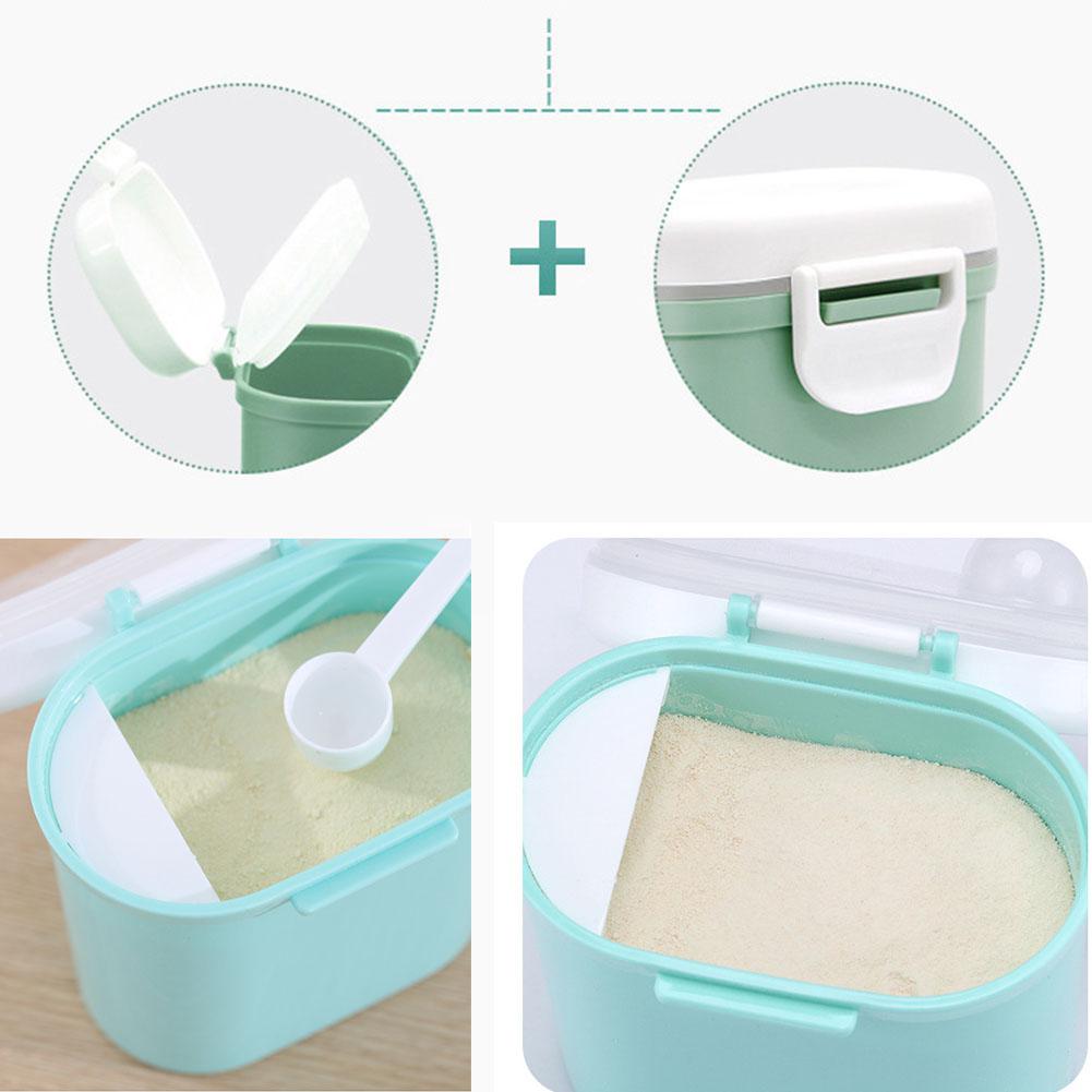 Kuulee Baby Formula Milk Storage Large Capacity Baby Milk Powder Can Airtight Storage Box Barrel Feeding Box for Kids Food Conta