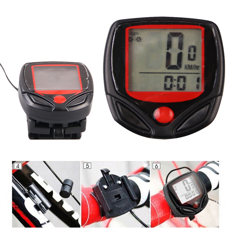 Kilometer Counter For Bicycle Gps Bike Mountain Bicycle Computer Bike Speed Marker Tachymeter Speedometer 15-function Waterproof