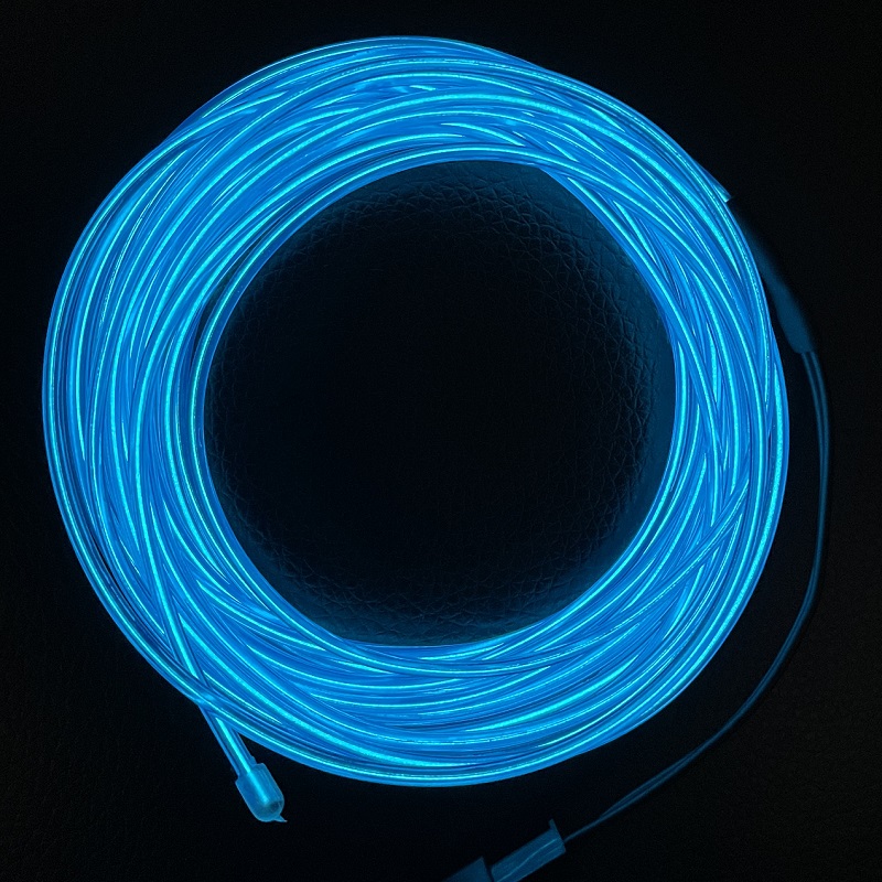 Flexibele Neon Licht 1M/3M/5M El Wire Led Neon Dance Party Sfeer Decor Lamp ropetube Waterdichte Multicolor Led Strip 3V: Cold White / 0.5W