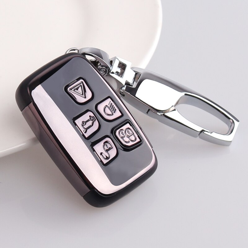 Auto Key Case Cover Shell CarKey Set Voor Land Rover Range Rover Sport Evoque Freelander2 Voor Jaguar XF XJ XJL XE C-X16: qiang se