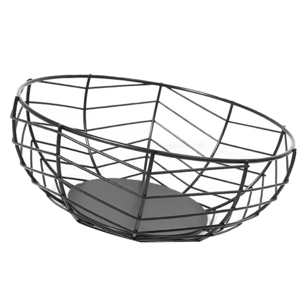 Fruit Manden Bespaar Ruimte Keuken Container Voor Home Decor Manden: Black