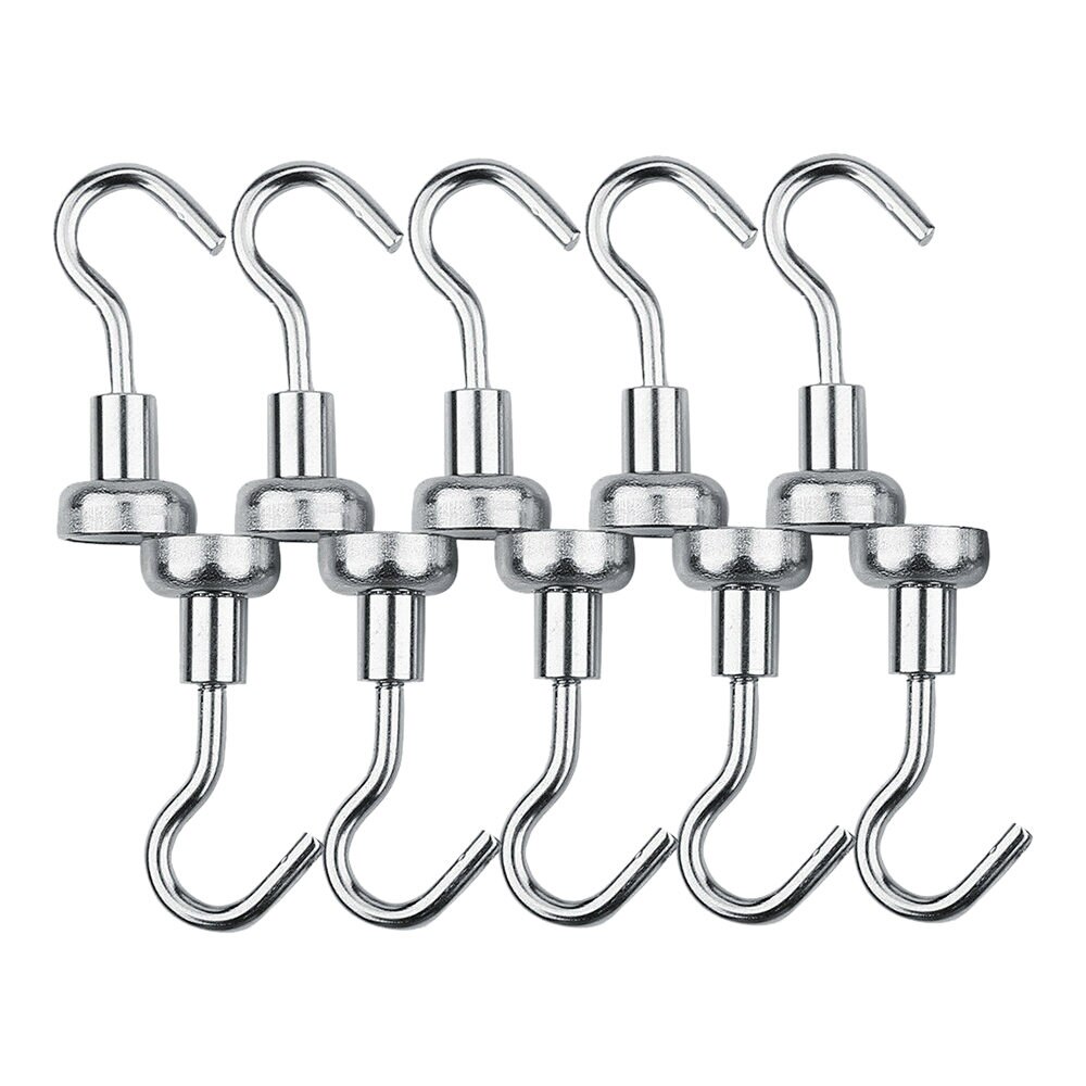 10Pcs/Pack 2/3/5.5KG Neodymium Magnet Hook Super Power Strong Magnetic Cup Hanging Hangers Heavy Duty Hooks for Home Kitchen: 12mm