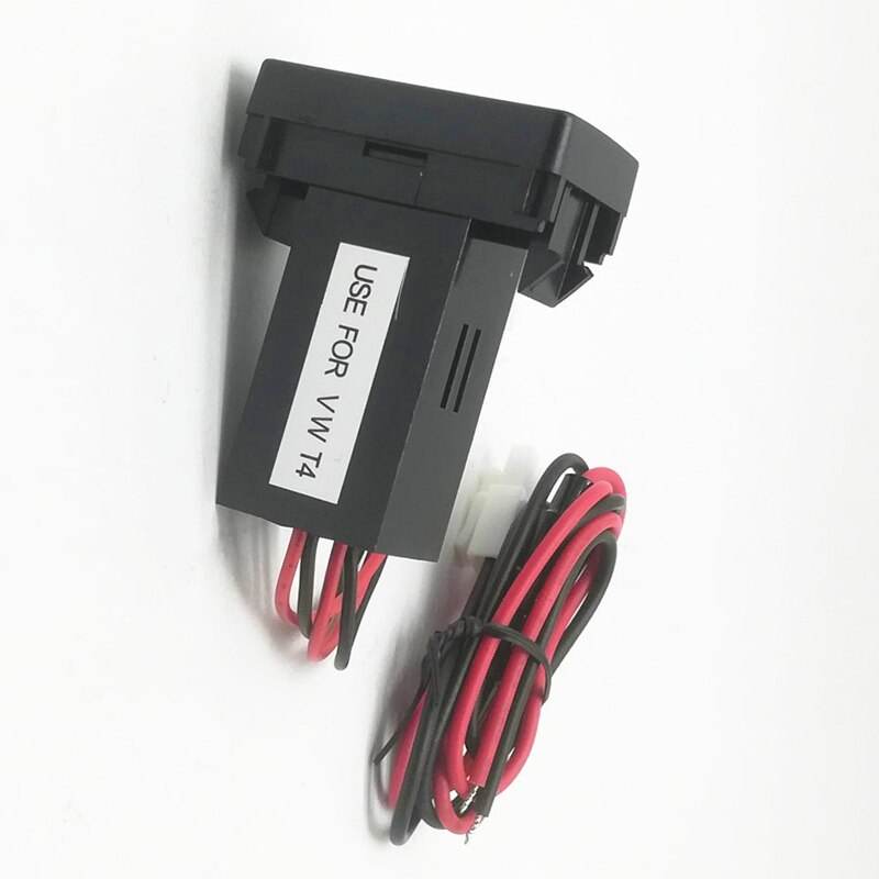 Universele Dual Usb Car Charger 12V ~ 24V Naar 5V/2.1A 2-Poort Voertuig Auto omvormer Converter Voor Vw Volkswagen T4 Modellen