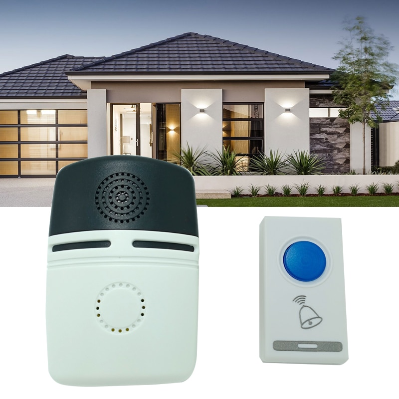Wire-free led DoorBell AC Powered loud door chime kit 36 Songs 100m Rang Remote Home Hotel Security Smart musical Doorbells