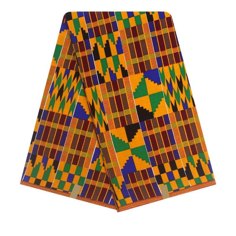 Bomuldsvoks tekstil 6 yards afrikansk voks tissu voksprint afrikansk stof produktsæt billigste  h170808