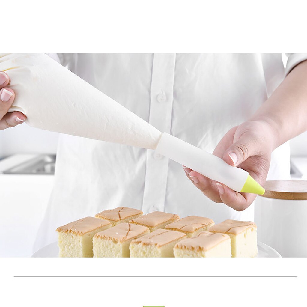 Stylo d'écriture alimentaire en Silicone, douilles de pâtisserie, outil de cuisine, outils de décoration de chocolat, moule à gâteau, tasse à crème # W2G