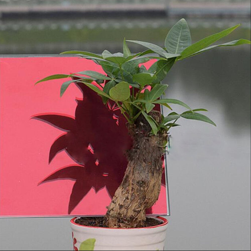 Red&Silver One Way Mirror Solar Tint Building Glass Sticker Reflective Window Film Anti-UV Heat control privacy protection film