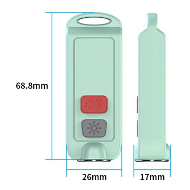 Personal Alarm For Women,130DB Safe Sound Security Alarm Keychain,Emergency Siren With LED Lights,For Children,Elderly