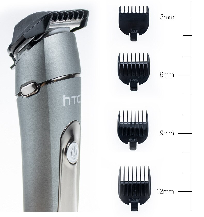 Cortadora de pelo multifunción HTC 5 en 1, Afeitadora eléctrica para el cuidado Personal y el hogar, afeitadora de barba, nariz y Máquina para cortar cabello