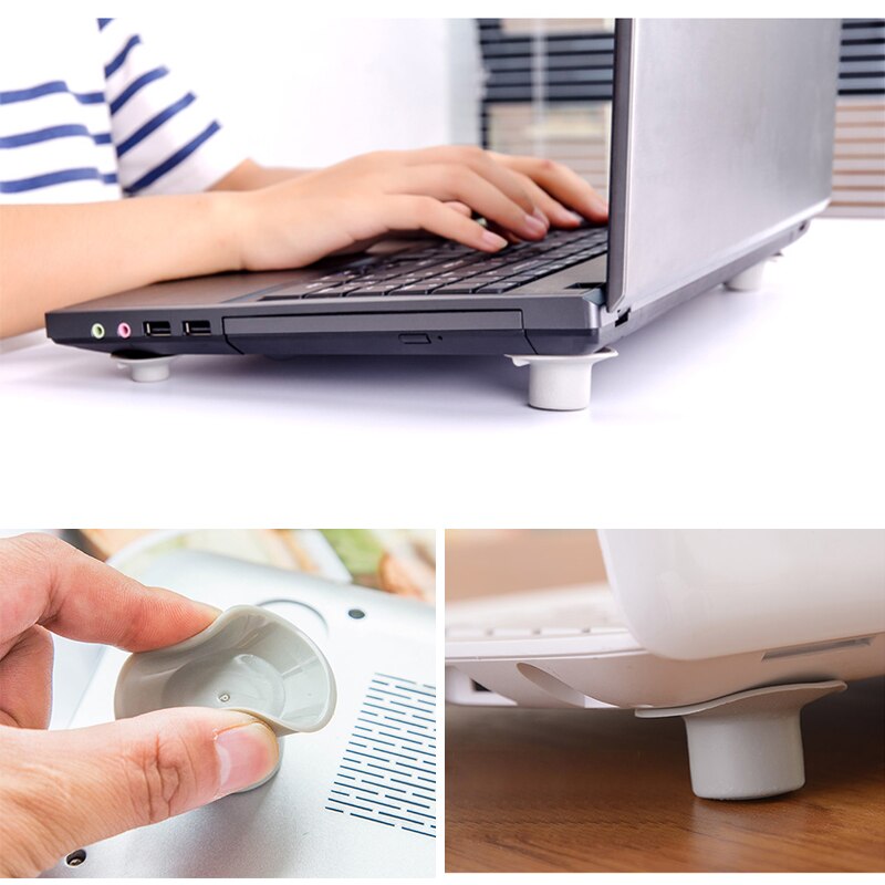 Multifunktionell bärbar kylplatta notebook med högklackade macbook air pro kylfötter för 11 " 14 " 13 " 15.6 " 17 "